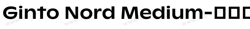 Ginto Nord Medium字体转换 Ginto Nord Medium字体转换